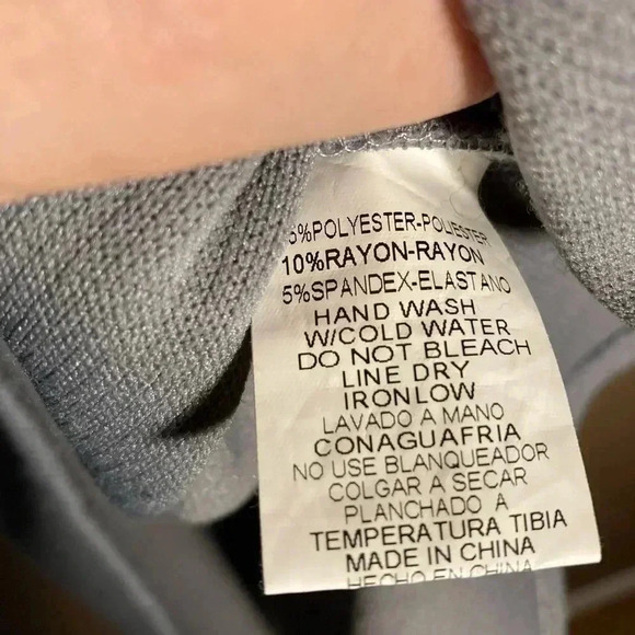 Akira  knit ribbed dress sweater pale blue - Picture 5 of 7